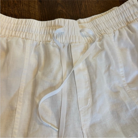 ATHLETA RETREAT HIGH RISE LINEN ANKLE PANT women’s size large - Picture 7 of 13
